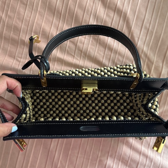 TORY BURCH LEE RADZIWILL BEADED TOP HANDLE SMALL BAG LIMITED EDITION •••Read••• - Picture 3 of 16